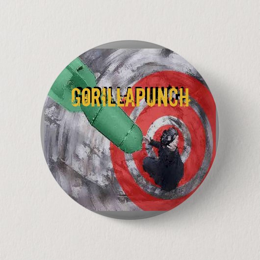 GORILLAPUNCH BULLSEYE BUTTON (Voorkant)