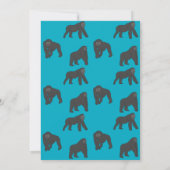 Gorilla's Bedanktkaart Kaart (Achterkant)