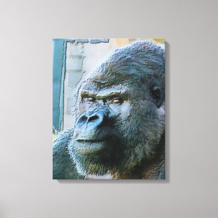 GORILLAS CANVAS AFDRUK