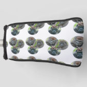Gorilla's doen me glimlachen golfheadcover (Voorkant)