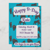 Gorillas Happy Birthday Kaart (Voorkant / Achterkant)