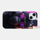 gorilla's iPhone 15 case (Achterkant horizontaal)
