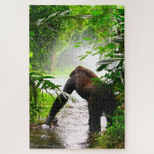 Gorillas. Legpuzzel (Verticaal)