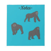 Gorillas Notitieblok (Voorkant)