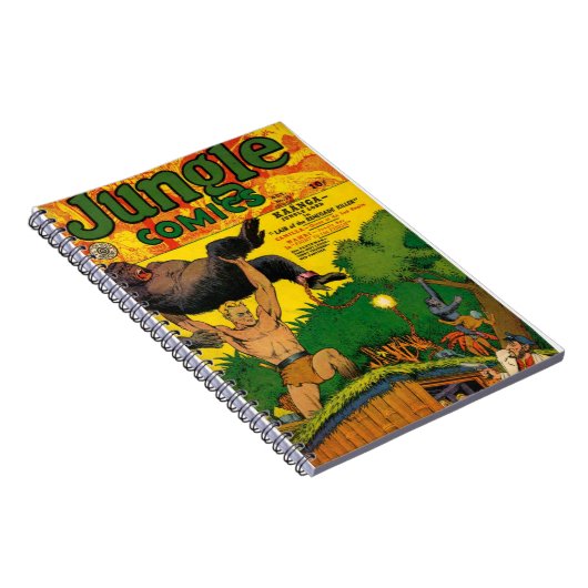 Gorilla's - Oerwoud Boy - Moeras - Pistool - Stron Notitieboek (Rechterzijde)