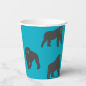 Gorillas papieren bekers (Achterkant)