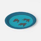 Gorillas Papieren Bordje (Gekanteld)