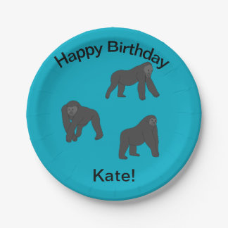 Gorillas Papieren Bordje