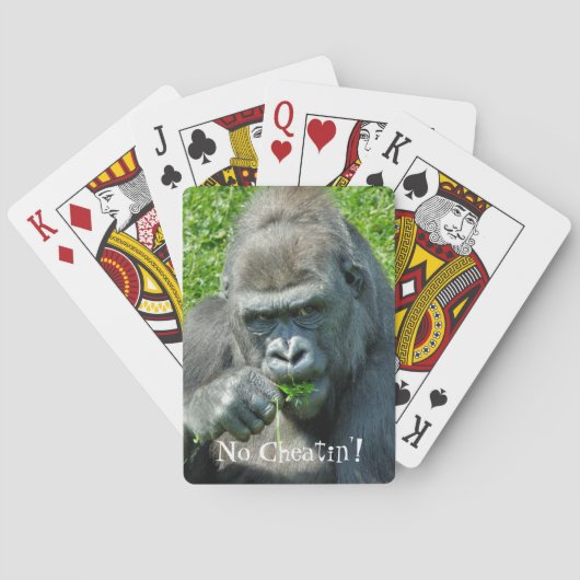 GORILLA'S  POKERKAARTEN (Achterkant)