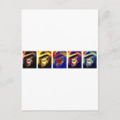 Gorillas Pop Art Briefkaart (Voorkant)