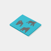 Gorillas Post-it® Notes (Schuin)