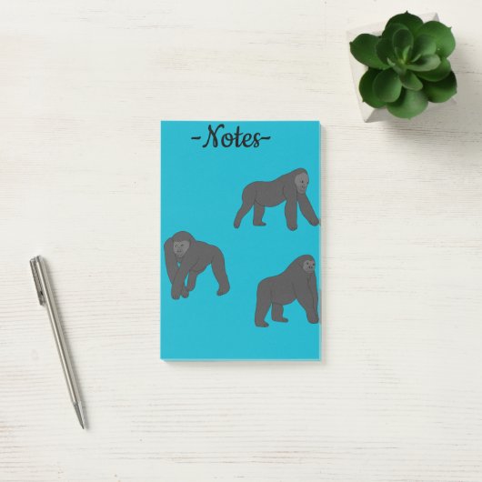 Gorillas Post-it® Notes (Kantoor)