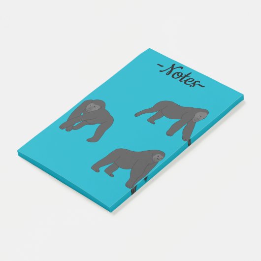 Gorillas Post-it® Notes (Schuin)