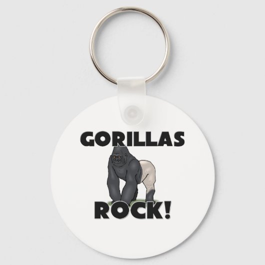 Gorillas Rock Sleutelhanger (Voorkant)