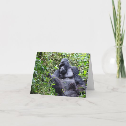 Gorilla's - Rwanda Kaart (Voorkant)