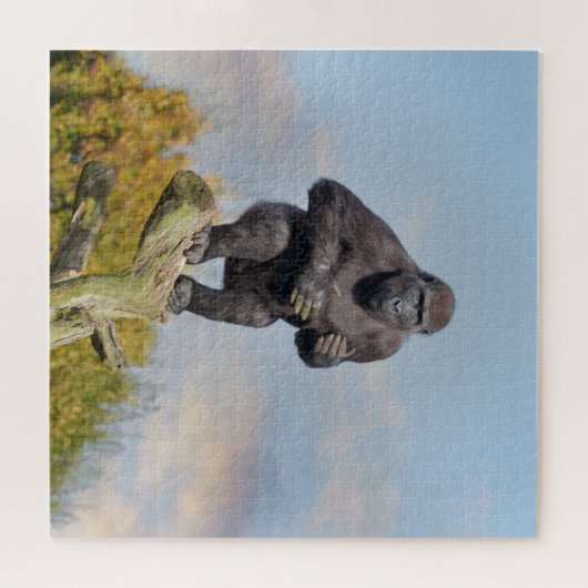 Gorilla's Tree-Balancing Act Legpuzzel (Horizontaal)