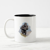 Gorilla's Tree-Balancing Act Tweekleurige Koffiemok (Links)