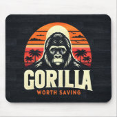 Gorilla's Worth Saving World Wildlife Day  Muismat (Voorkant)