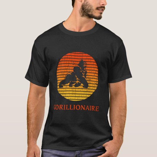 Gorillionaire Apen Samen Sterk Wsb T-shirt (Voorkant)