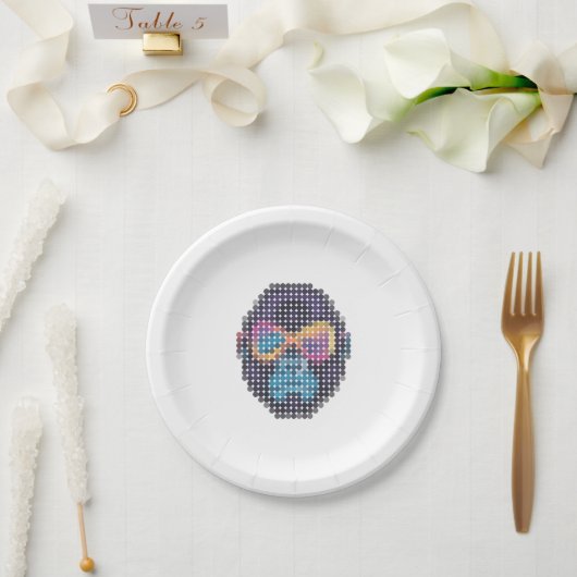 GORILLUMINATE  D401 white Papieren Bordje (Huwelijk)