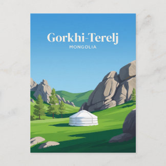 Gorkhi-Terelj Nationaal Park Mongolië Briefkaart