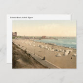 Gorleston Beach, Norfolk, Engeland Briefkaart (Voorkant / Achterkant)