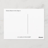 Gorleston Beach, Norfolk, Engeland Briefkaart (Achterkant)