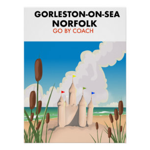 Gorleston-on-Zee Norfolk strand poster