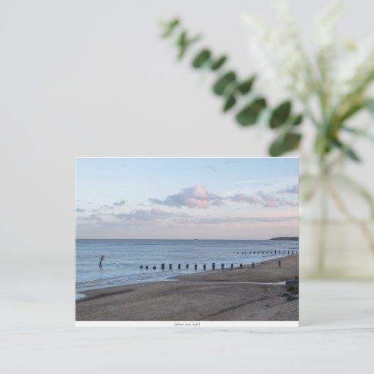 Gorleston strand briefkaart (Staand voorkant)