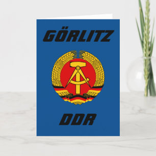 Gorlitz, Deutsche Demokratische Republiek DDR Feestdagen Kaart