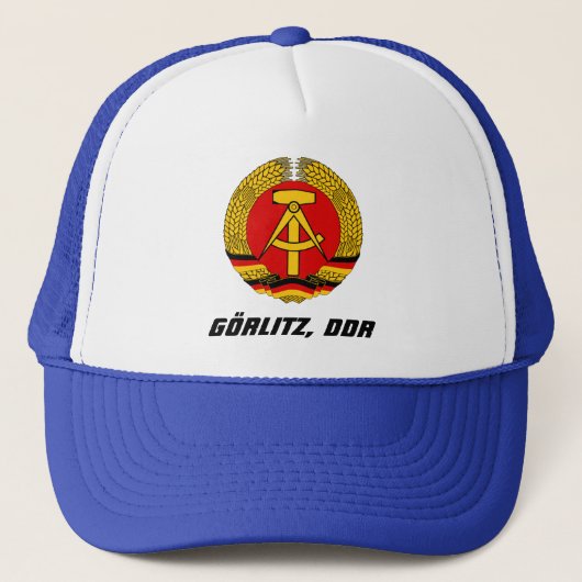 Gorlitz, Deutsche Demokratische Republiek DDR Trucker Pet (Voorkant)