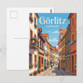 Görlitz Oude Stad Steeg Duitsland Briefkaart (Voorkant / Achterkant)