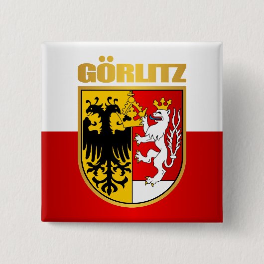 Gorlitz Vierkante Button 5,1 Cm (Voorkant)