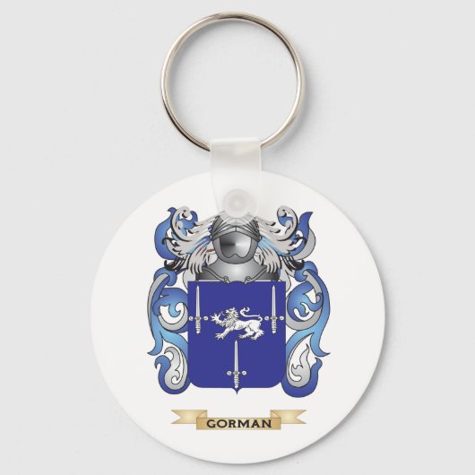 Gorman Coat of Arms (familiekust) Sleutelhanger (Voorkant)