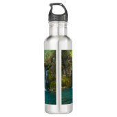 Gorman Falls Hiking Water Bottle Outdoor Adventure Waterfles (Achterkant)