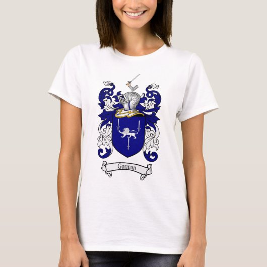 GORMAN FAMILY CREST - GORMAN COAT OF ARMS T-SHIRT (Voorkant)