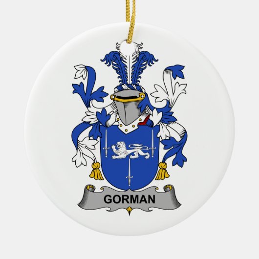 Gorman Family Crest Keramisch Ornament (Voorkant)