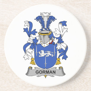 Gorman Family Crest Zandsteen Onderzetter