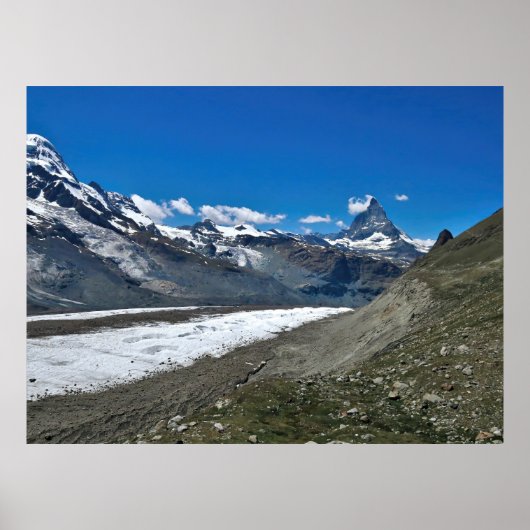 Gornergrat en Matterhorn Poster (Voorkant)