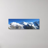 Gornergrat Swiss Alps Canvas Afdruk (Voorkant)