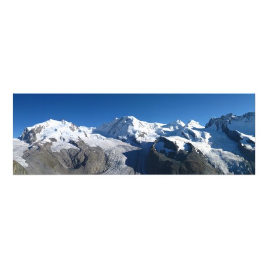 Gornergrat Swiss Alps Foto Afdruk (Voorkant)