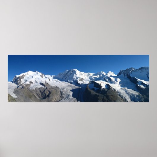 Gornergrat Swiss Alps Poster (Voorkant)