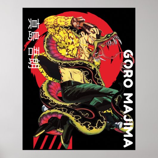 Goro Majima Yakuza Poster (Voorkant)