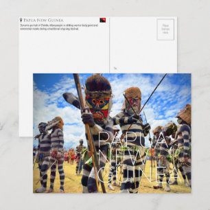 Goroka, Papoea-Nieuw-Guinea Reisansichtkaart Briefkaart