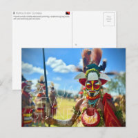 Goroka, Papoea-Nieuw-Guinea Reisansichtkaart