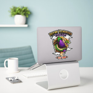 Gorp de Aubergine Dragon Vinyl Sticker