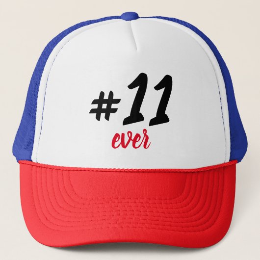Gorra #11 ever trucker pet (Voorkant)