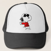 Gorra ajustable “Perro Cool” — estilo retro Trucker Pet (Voorkant)