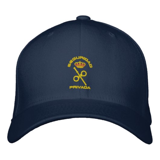Gorra Bordada Seguridad Privada España Geborduurde Pet (Voorkant)