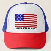 Gorra de 4 juli trucker pet (Voorkant)